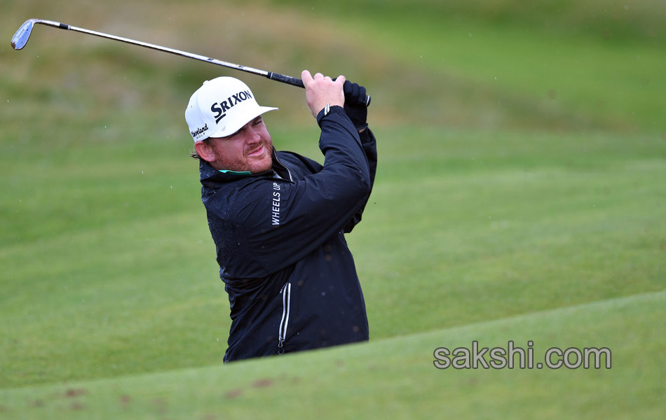 practice ahead of the British Open Golf Championship at Royal Troon in Scotland9