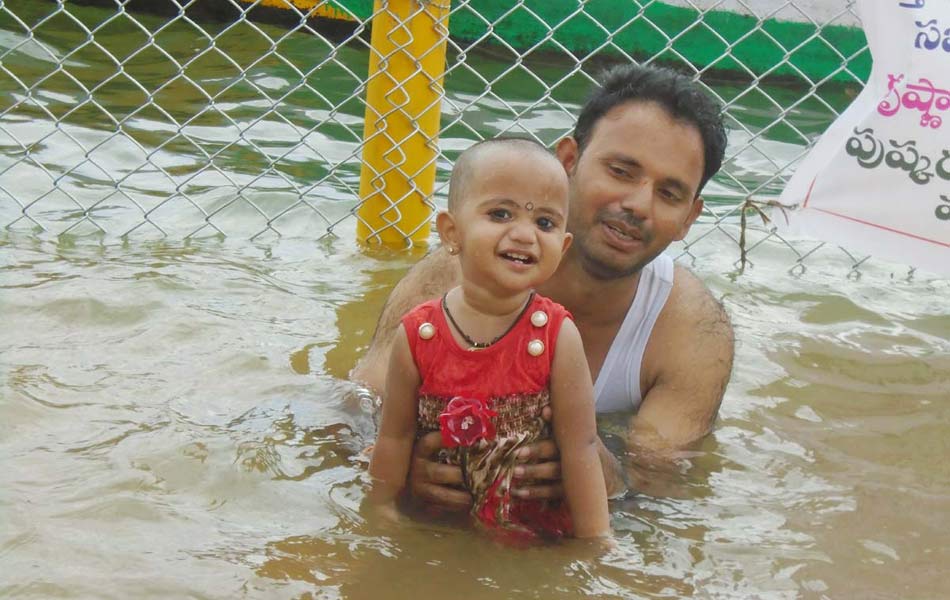 Children happy moments in Puskara ghats10