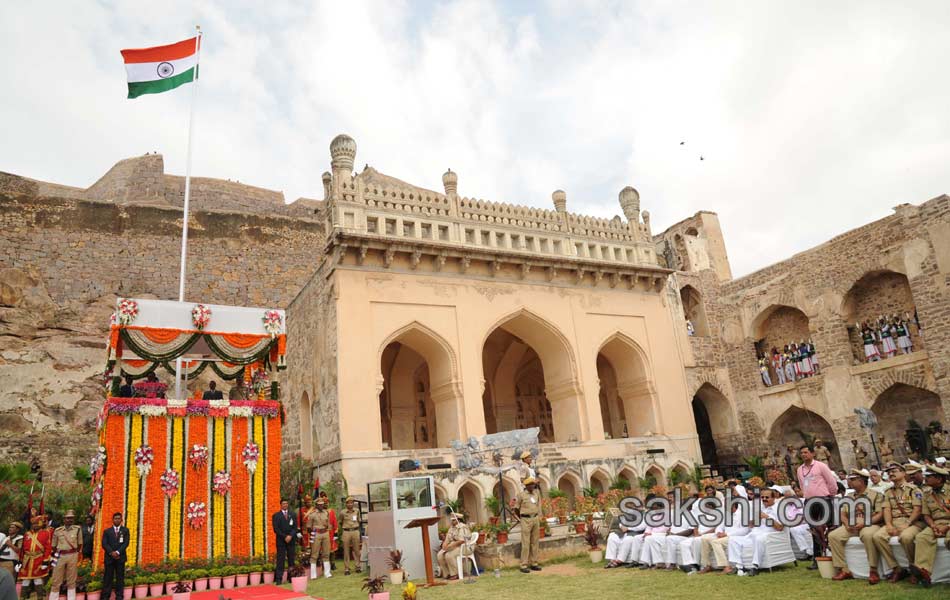 Telangana CM KCR Independence Day Golkonda - Sakshi25