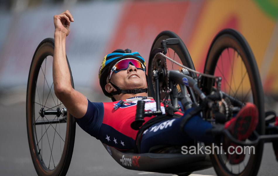 Rio Paralympics Cycling  hand cycling event4