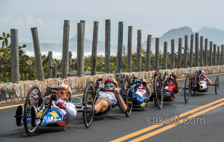 Rio Paralympics Cycling  hand cycling event5