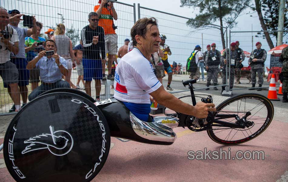 Rio Paralympics Cycling  hand cycling event6