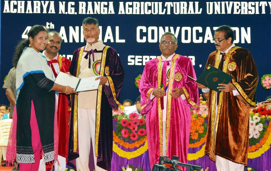 NG Ranga agricultural university Convocation day4