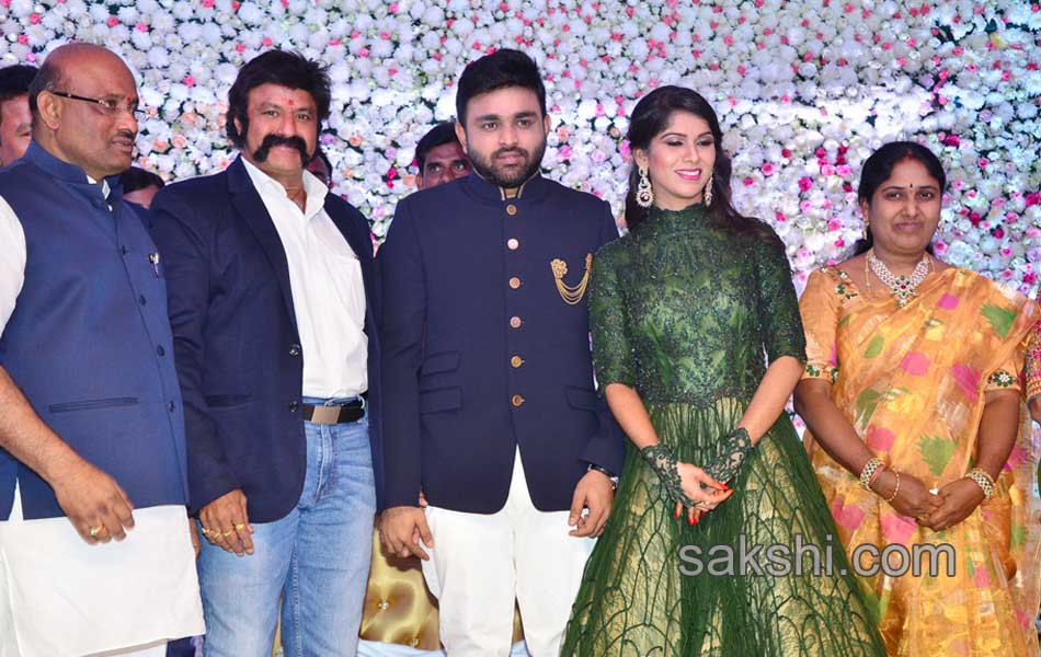 ministers talasani daughters wedding reception held10