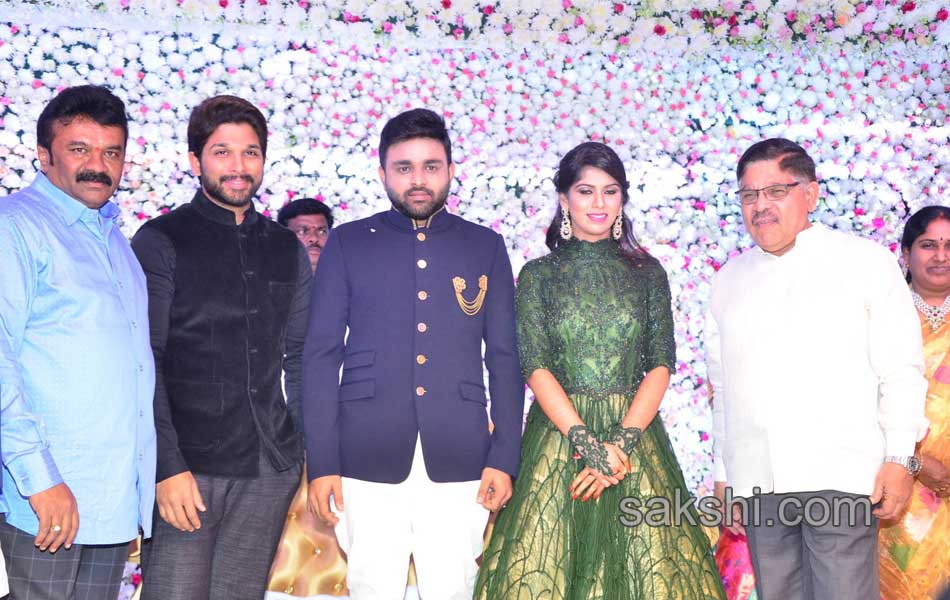 ministers talasani daughters wedding reception held15