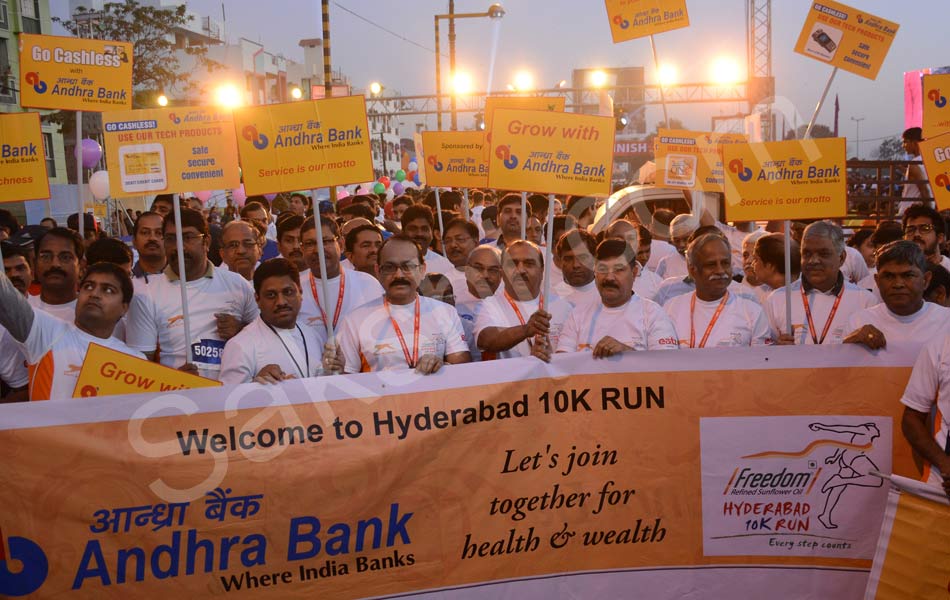 hyderabad 10k run - Sakshi24