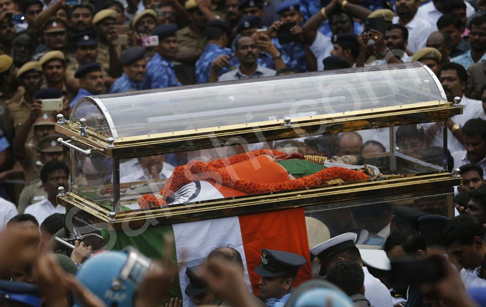 Jayalalithaa laid to rest23