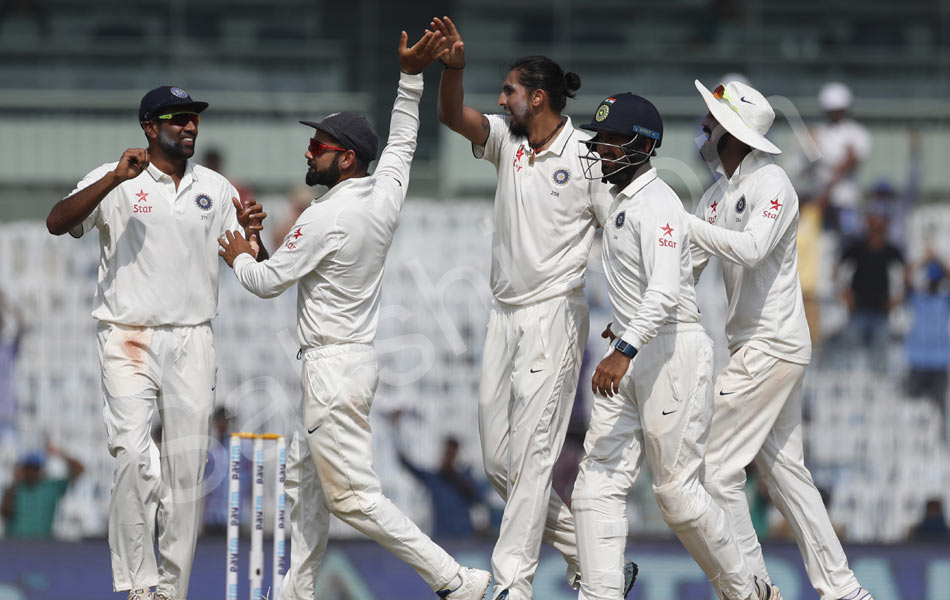 India beat England by innings and 75 runs14