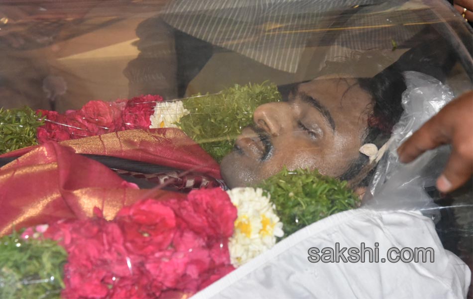 Srinivas body arrived in Hyderabad2