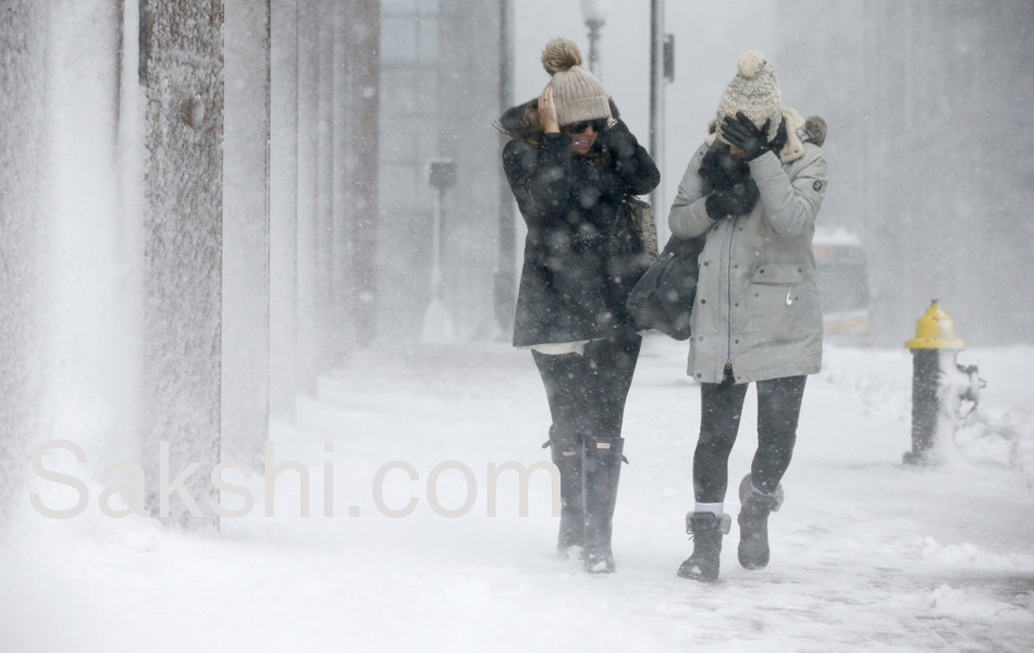 snowstorm in usa - Sakshi2