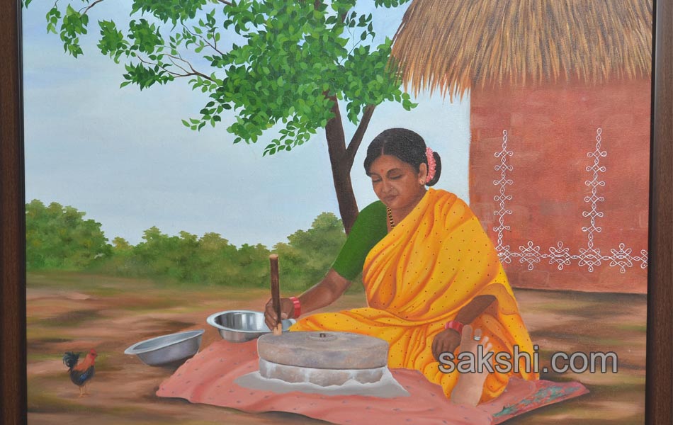 show the paints in Icon Art Gallery - Sakshi3