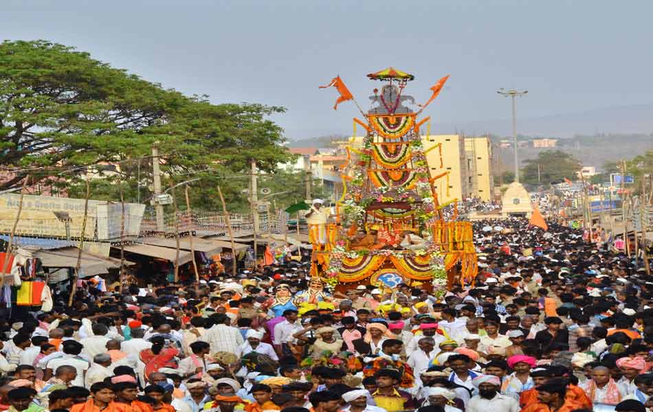 glorious srisailesh prabhotsavam - Sakshi1