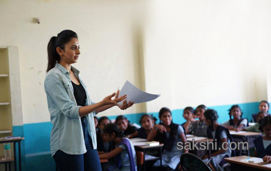 Rakul preet singh turns teacher1