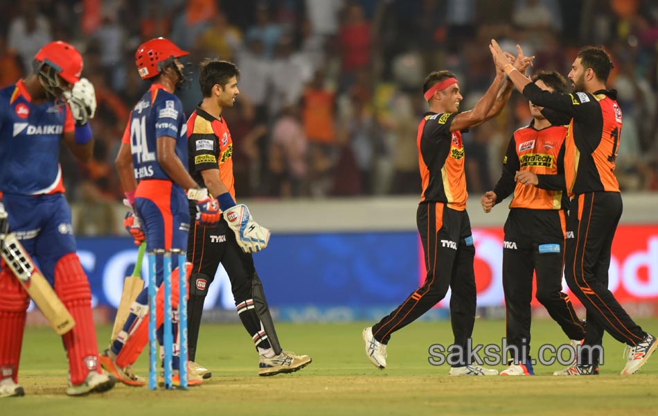 Sunrisers Hyderabad win Delhi Daredevils1