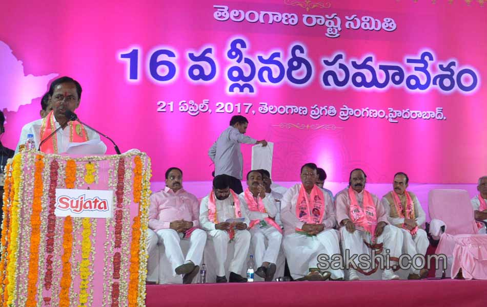 CM KCR send message to party men at TRS plenary - Sakshi27