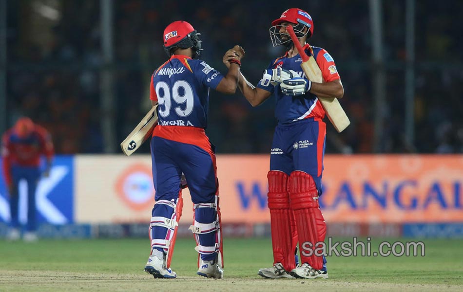 Delhi Daredevils beat Gujarat Lions by two wickets - Sakshi4