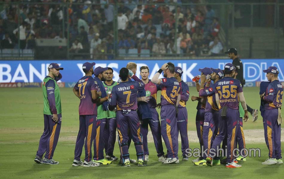 Delhi Daredevils  won match with Pune Supergiant5