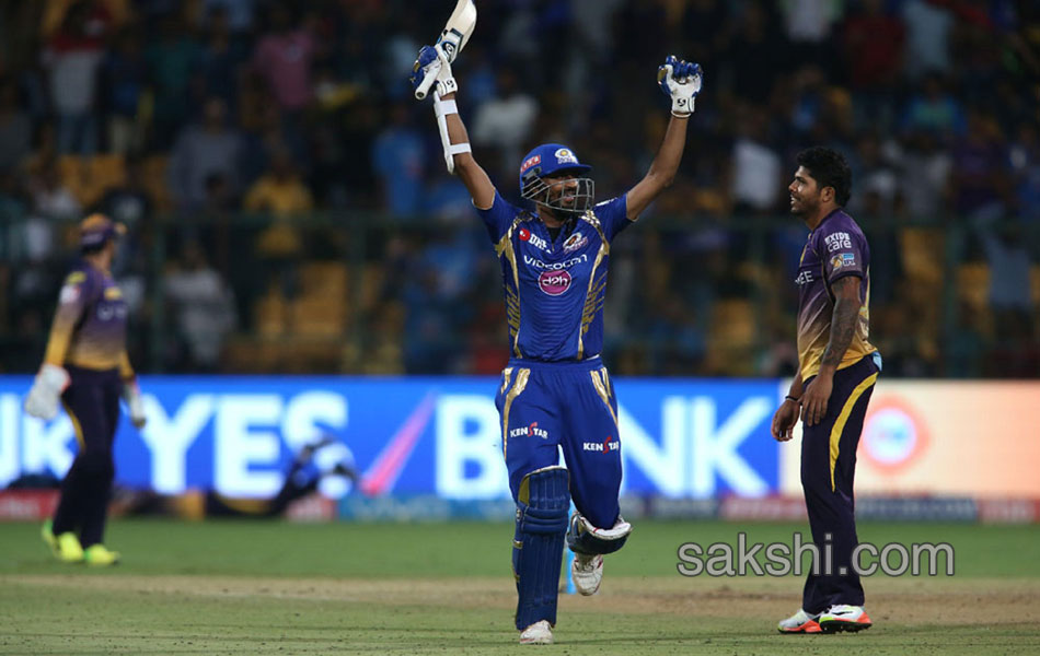 Mumbai Indians win by Kolkata Knight Riders13