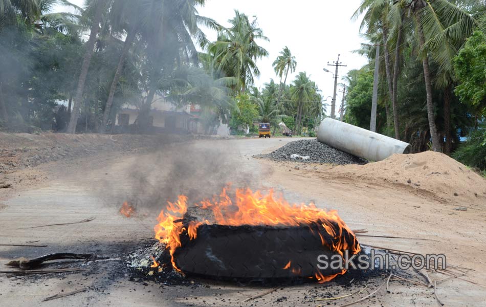 Tundurru People Protest Against Aqua Food Park - Sakshi3