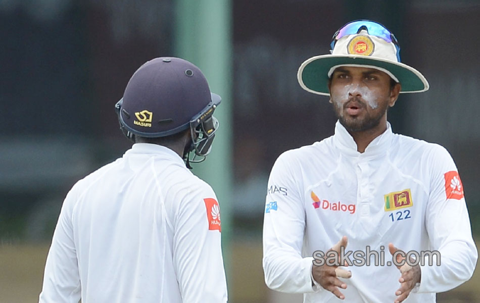 India in the second Test in Colombo4