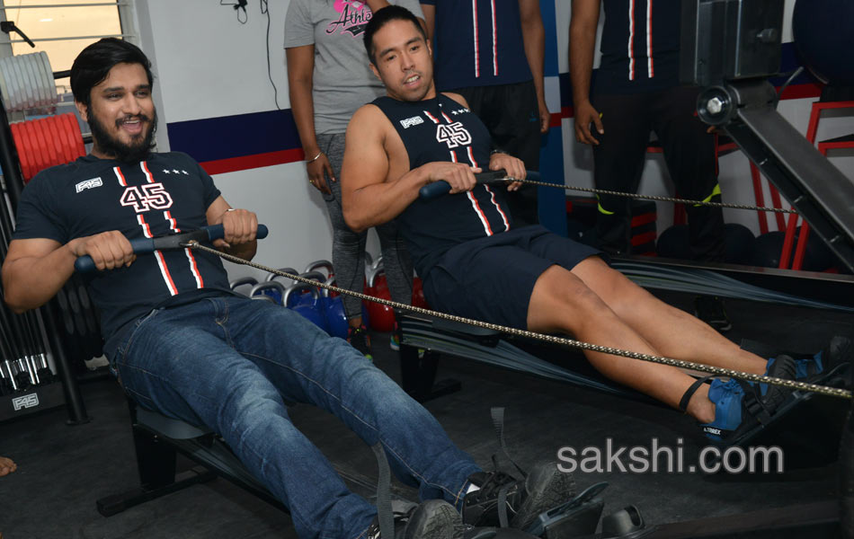 F45 Gym launch Secunderabad in hero Nikhil5