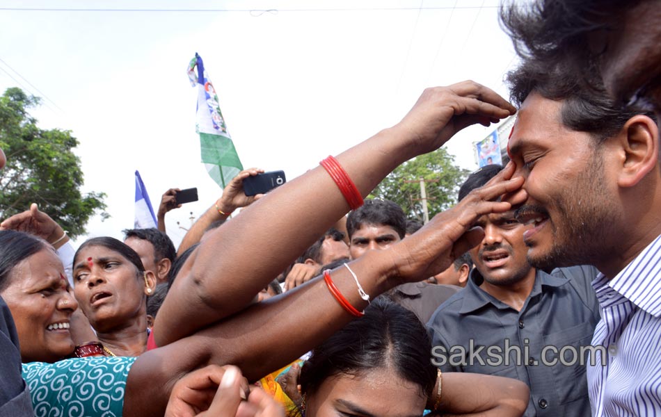 Third day YS jagan mohan reddy road show - Sakshi24