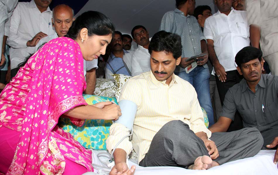 ys jagan takes up fasting for united state - Sakshi13