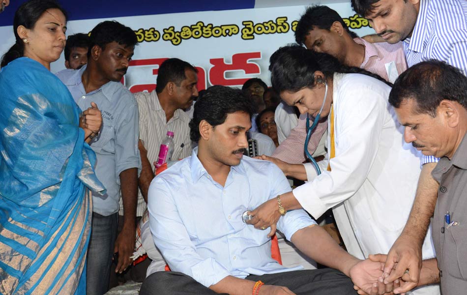 ys jagan takes up fasting for united state - Sakshi15