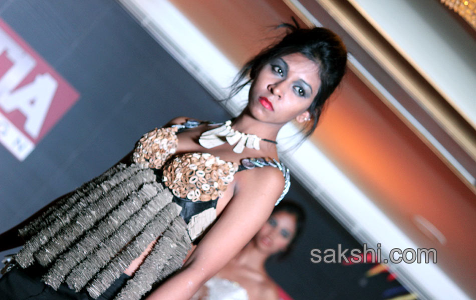 Fashion Show Designer Using Waste Material - Sakshi2