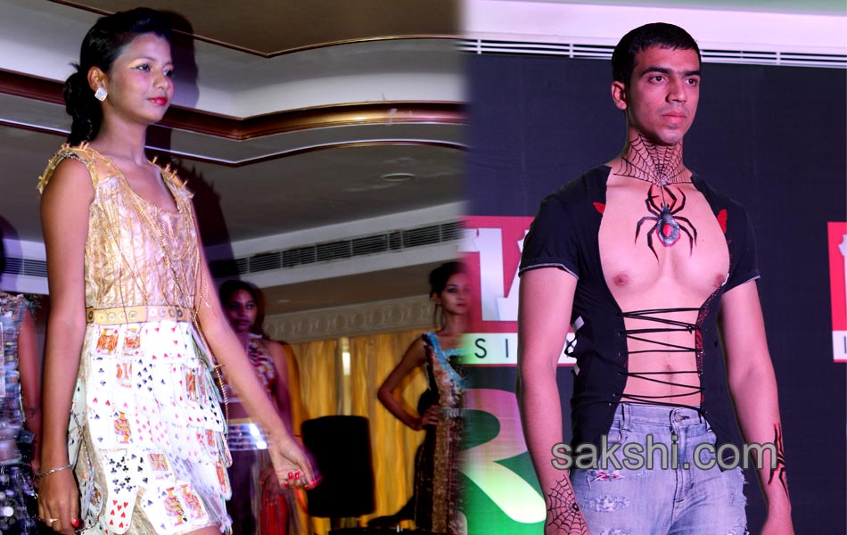 Fashion Show Designer Using Waste Material - Sakshi6