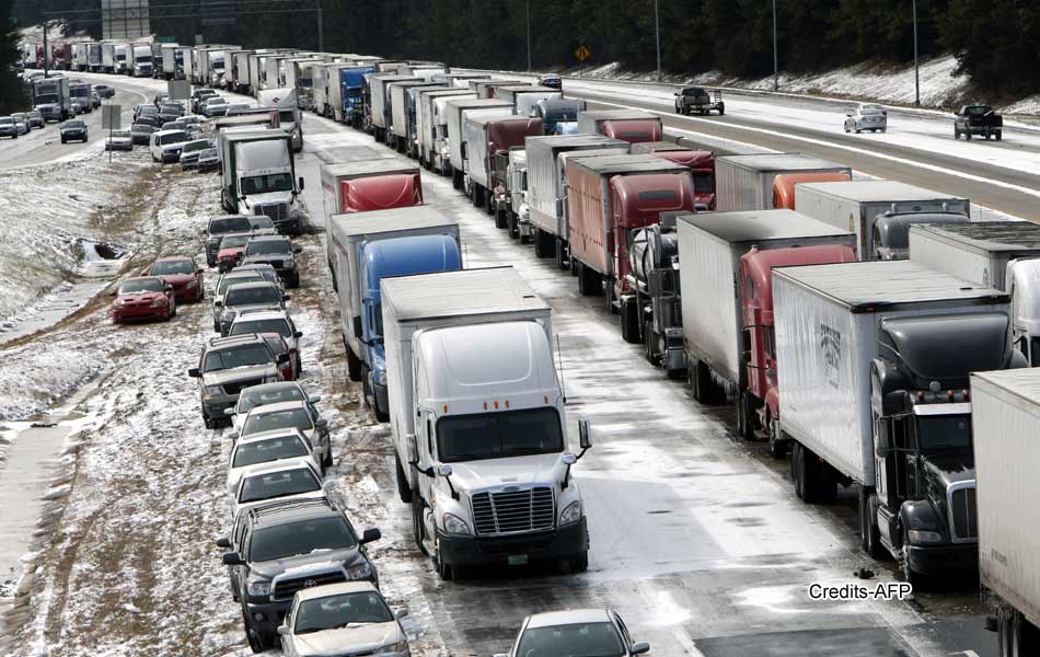 Alabama Students Trapped In Schools After Winter Storm Hits Southern US23