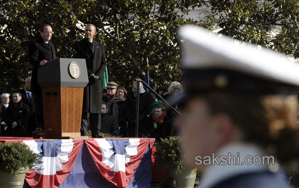 Obama and Francois Meeting - Sakshi16