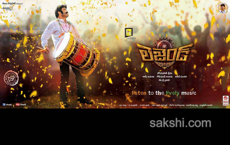 balakrishna legend movie posters - Sakshi7