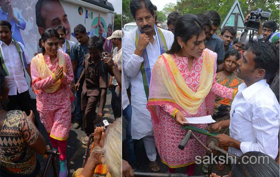 Sharmila s Janpatham at guntur District - Sakshi2