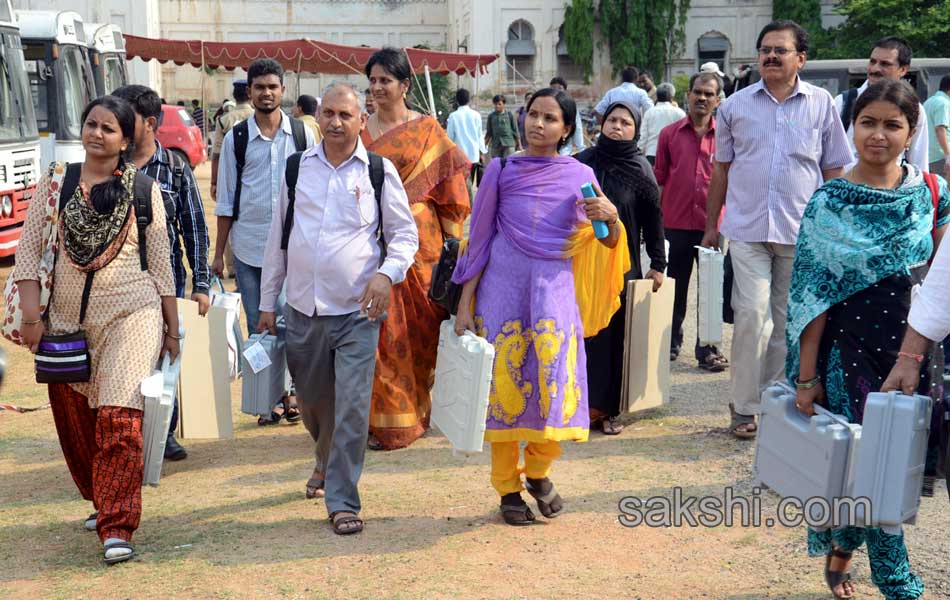 Poling Stations Are Ready In Telangana - Sakshi2