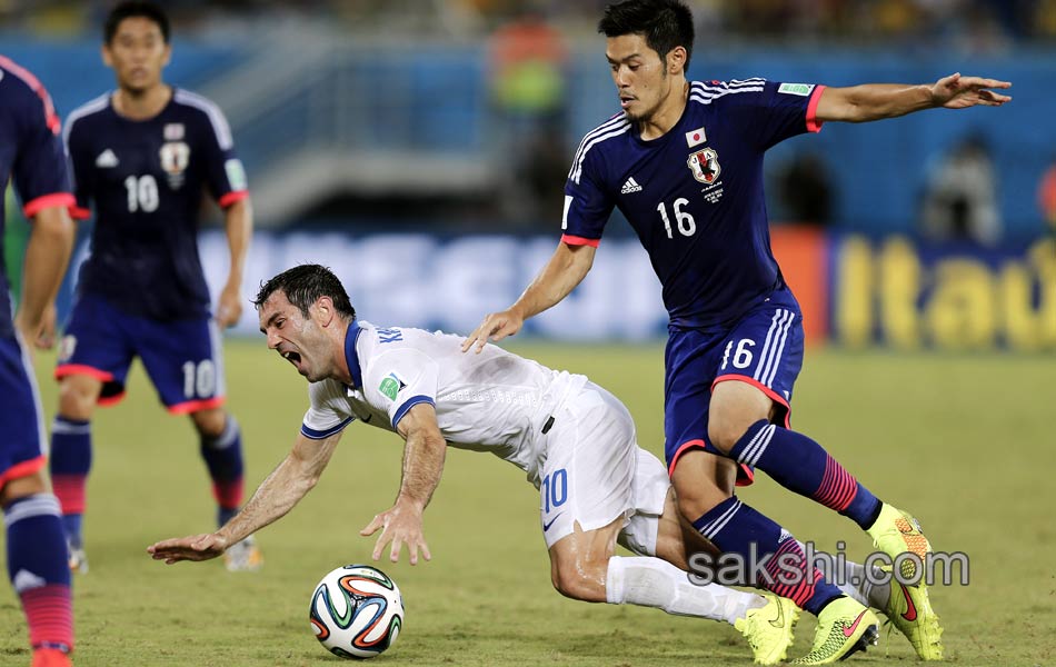 Japan v Greece 2014 Match Draw - Sakshi14