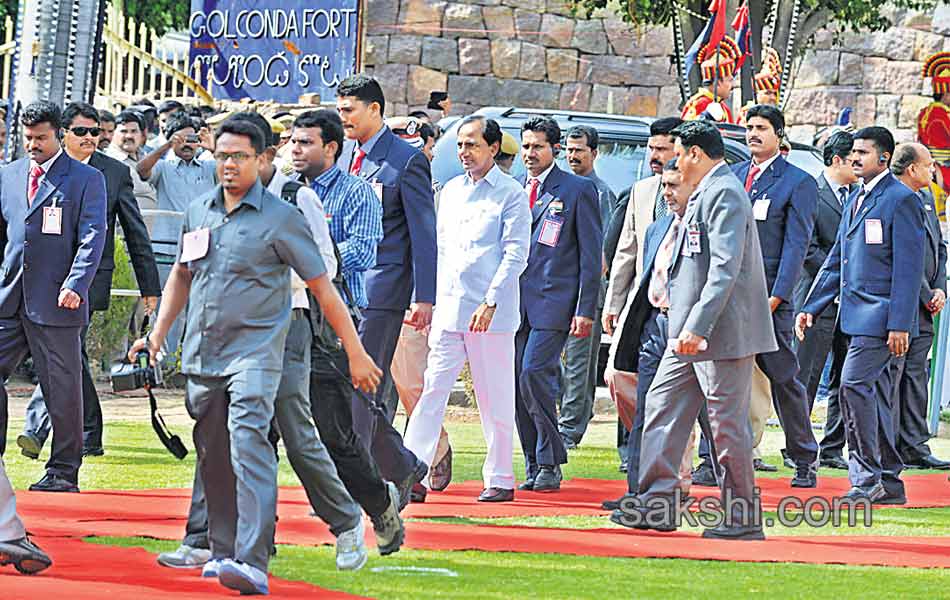 Independence celebrations at Golconda Fort - Sakshi1