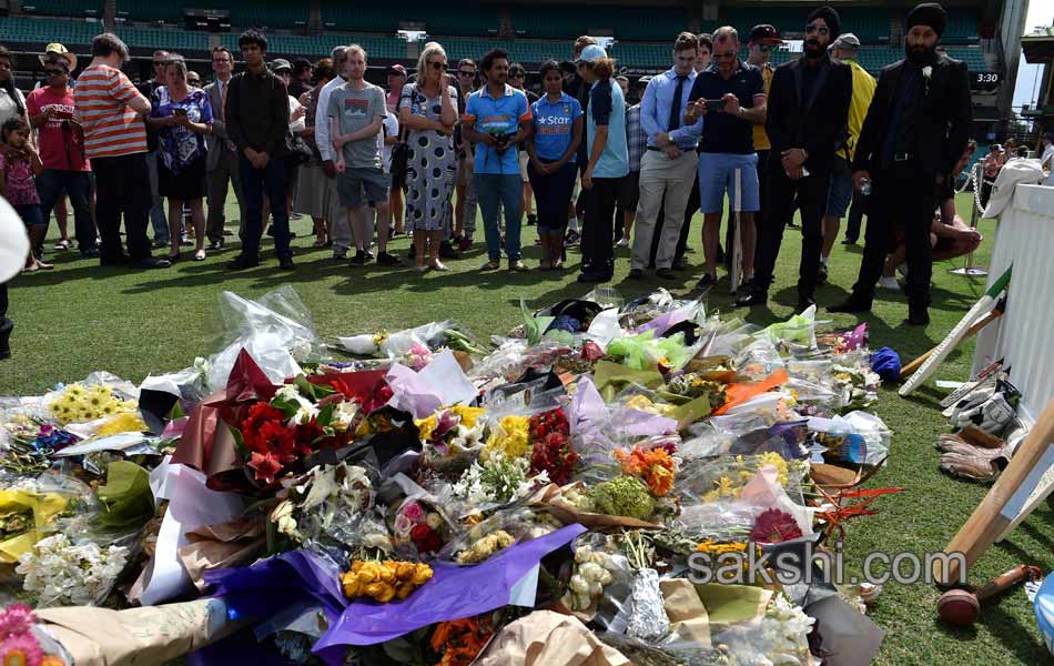 Australia Bids Farewell to Cricket Star Phillip Hughes7