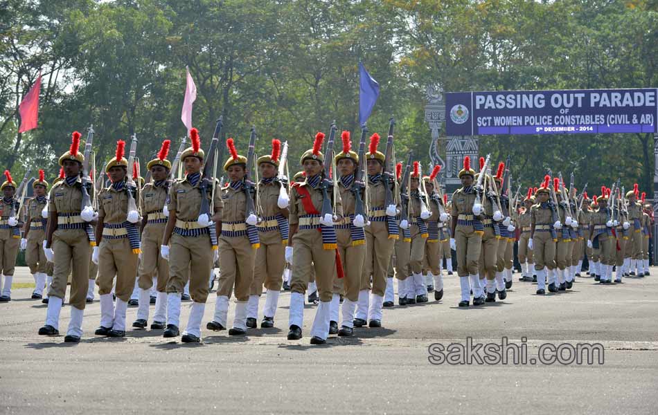 sct women police constable passing out parade - Sakshi1