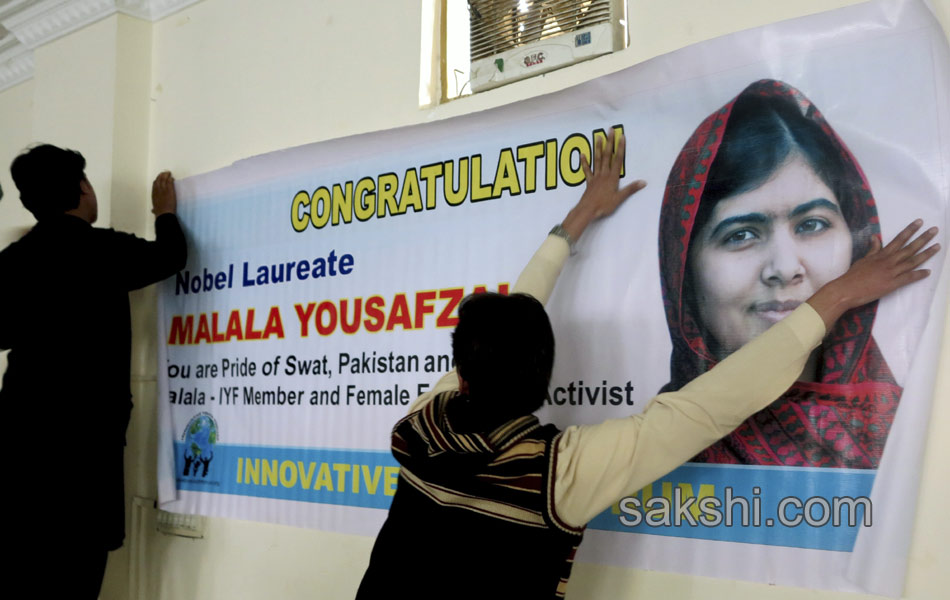 malala yousafzai won nobel prize - Sakshi12