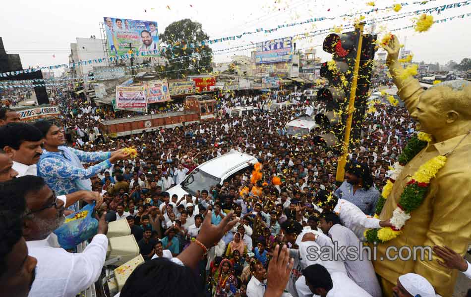 ys sharmila paramarsha yatra comes to an end in mahabubnagar14