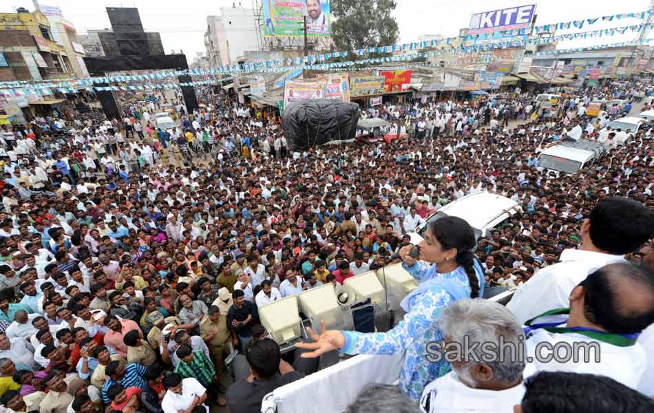 ys sharmila paramarsha yatra comes to an end in mahabubnagar15