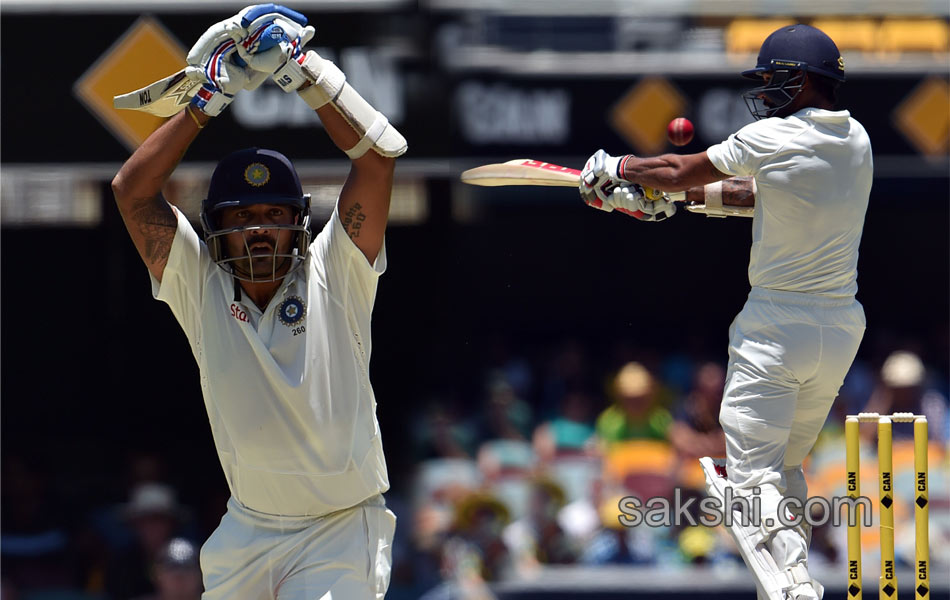 india vs australia 2nd test day 1  at Gabba2