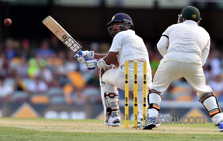 india vs australia 2nd test day 1  at Gabba16