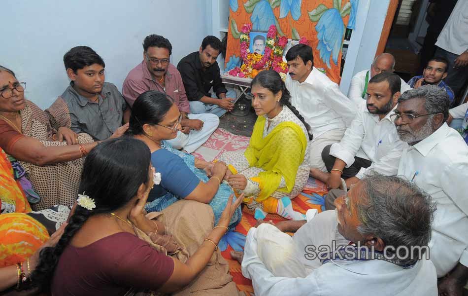 ys sharmila paramarsha yatra Fifth day1