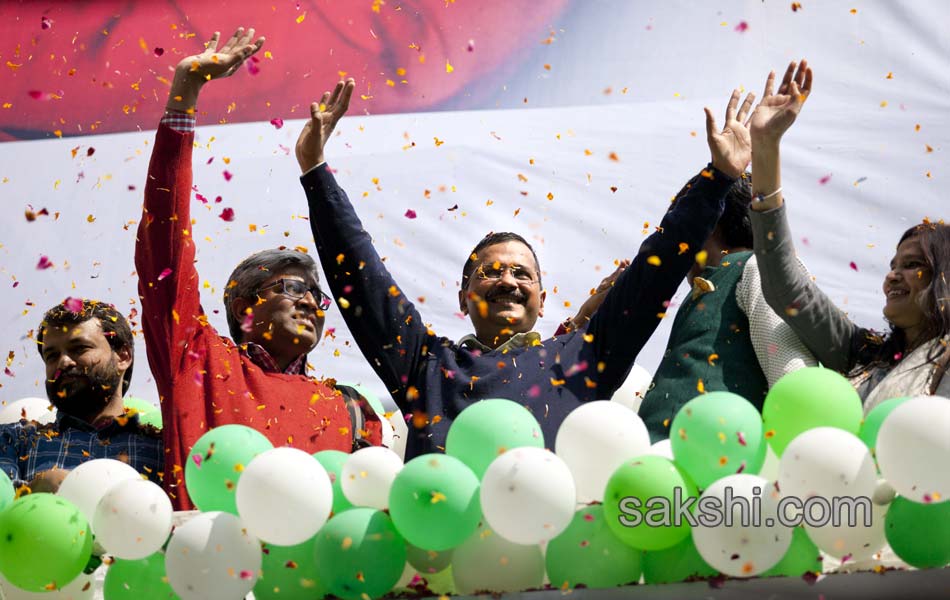 Aam Aadmi Party leaders celebrations - Sakshi17