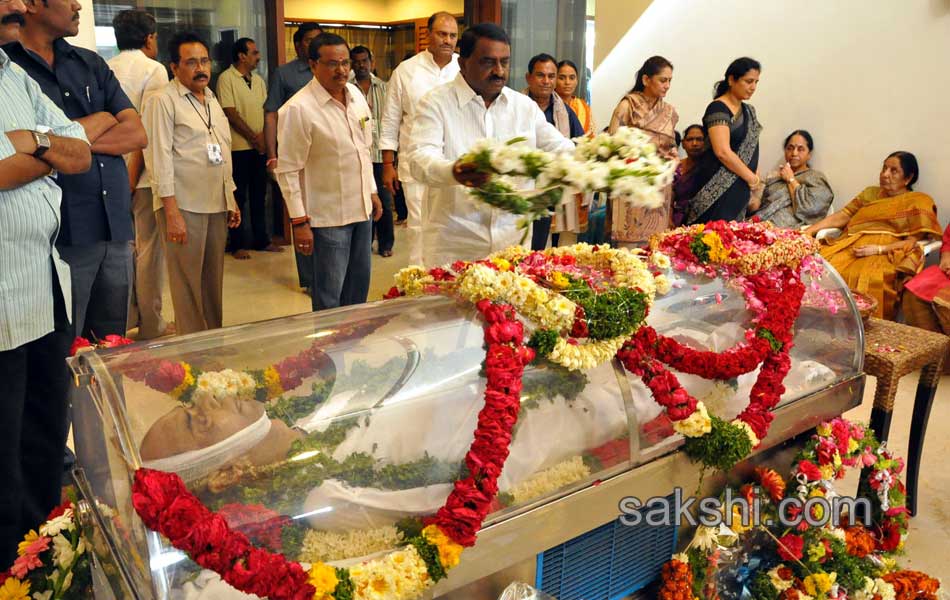 celebrities pay last respects to Dr Rama Naidu - Sakshi28