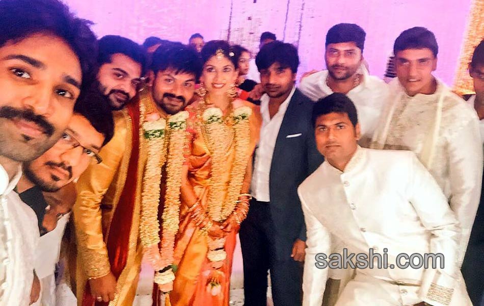 manchu manoj Pranathi Reddy engagement in hyderabad - Sakshi9