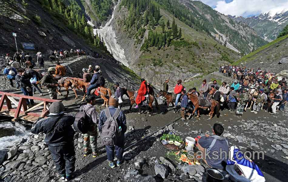 Amarnath Yatra to start from Pahalgam route today - Sakshi8