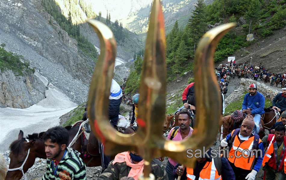 Amarnath Yatra to start from Pahalgam route today - Sakshi18